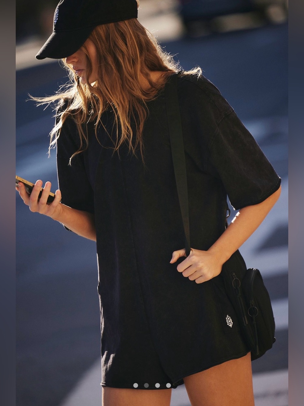 Free People Hot Shot Tee Romper